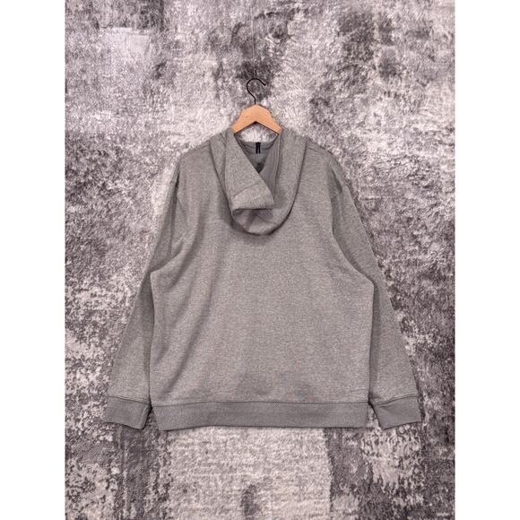 Nike Hoodie XXL Mens Kansas State Wildcats Gray Pullover Sweatshirt 1/2 Zip - Picture 3 of 8